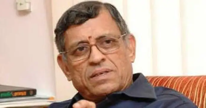 Vijay Narayan does not grant consent for initiating criminal contempt proceedings against the editor of the Thuglak Magazine. The matter came into the limelight when S Gurumurthy made derogatory remarks concerning the High Court during an event conducted in January 2020. Vijay Narayan does not grant consent for initiating criminal contempt proceedings against the editor of the Thuglak Magazine. The matter came into the limelight when S Gurumurthy made derogatory remarks concerning the High Court during an event conducted in January 2020.